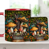Mushroom Garden - Personalized Mushroom Accent Mug