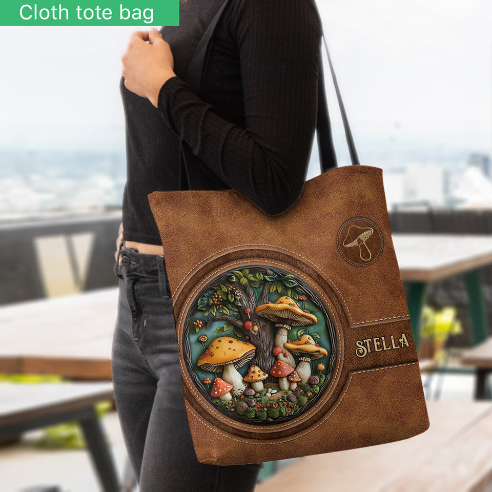 Mushroom Garden - Personalized Mushroom Tote Bag