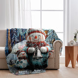 Merry Christmas - Personalized Grandma Blanket