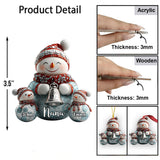 Merry Christmas - Personalized Family Ornament