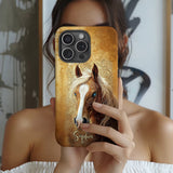Love Horses - Personalized Horse Full Print Phone Case