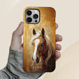 Love Horses - Personalized Horse Full Print Phone Case