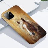 Love Horses - Personalized Horse Full Print Phone Case