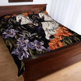 Love Horses - Personalized Horse Quilt Set