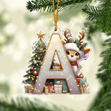 Reindeer Family - Personalized Family Ornament