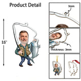 Love Fishing - Personalized Fishing Ornament