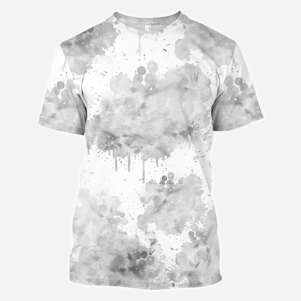 Watercolor Couple - Personalized Couple All Over Shirt