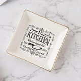 Whatever Happens Here We're Eating It - Personalized Cooking Jewelry Dish