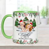 Together Is Our Favorite Place To Be - Personalized Camping Accent Mug