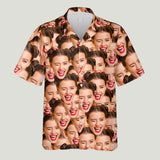 Custom Face Hawaiian Shirt - gift for boyfriend, girlfriend, wife, husband, anyone - Personalized Hawaiian Shirt