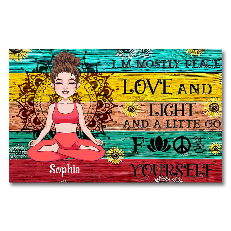 I Am - Personalized Yoga Canvas And Poster