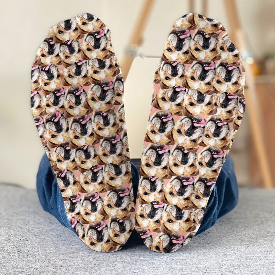 Customizable Printed Face - Personalized Dog Socks