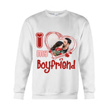 I Love My Boyfriend/Girlfriend/Husband/Wife - Personalized Couple T-shirt And Hoodie