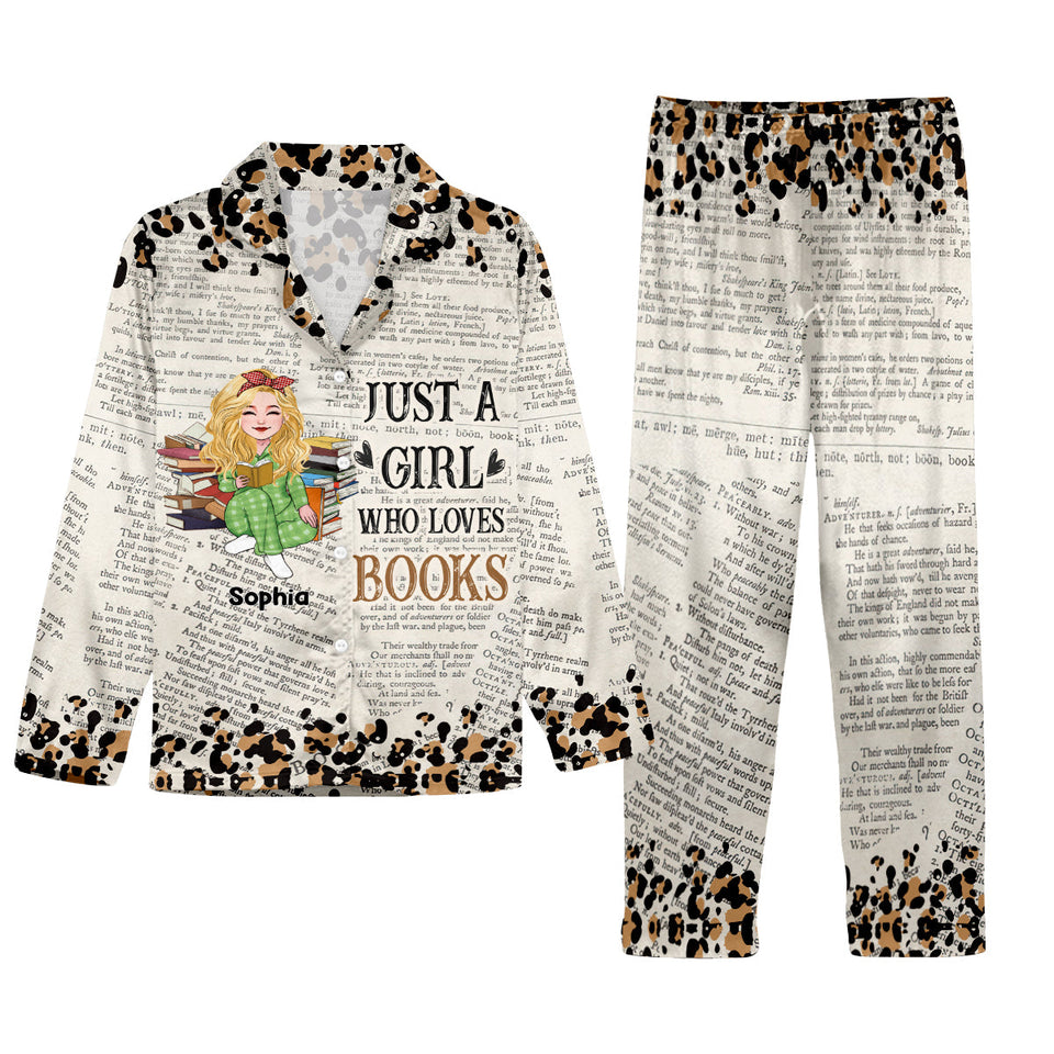 One More Chapter - Personalized Book Button Down Pajamas