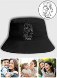 Custom Photo - Personalized Mother Embroidered Bucket Hat