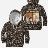 Like Mother Father Like Daughter Son Cats Dogs Pet Lover - Personalized Cat All Over Shirt