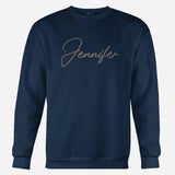 Custom Name - Personalized Aunt Embroidered Sweater