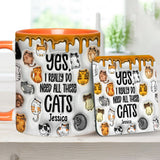 Yes I Do Need All These Cats - Personalized Cat Accent Mug