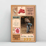 Everything Is Better With You - Personalized Couple Poster