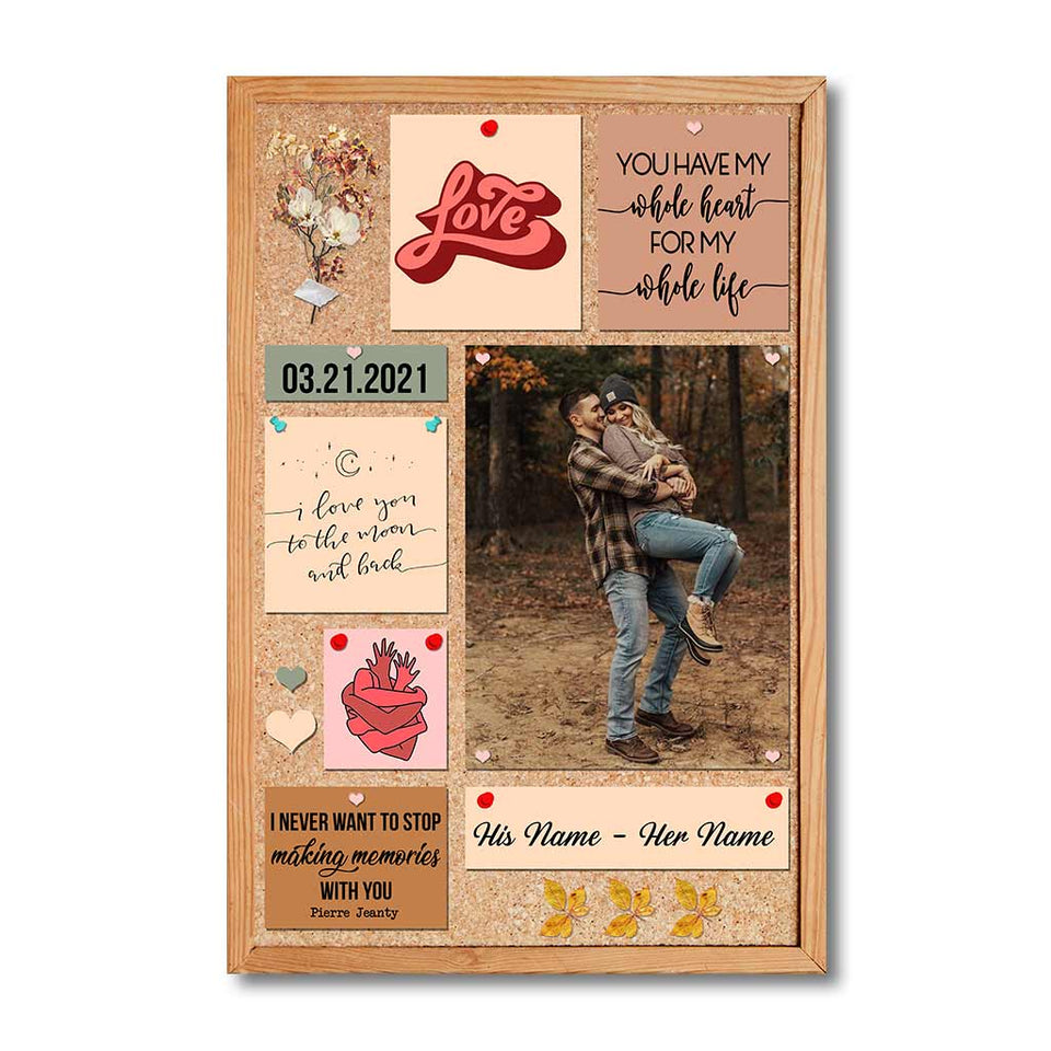 Everything Is Better With You - Personalized Couple Poster