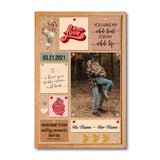 Everything Is Better With You - Personalized Couple Poster