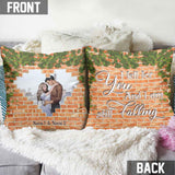 I Fell For You - Personalized Couple Throw Pillow