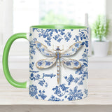 Love Dragonflies - Personalized Gardening Accent Mug
