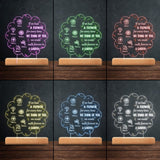 If We Had A Flower For Everytime We Think Of You - Gift for mom, grandma, aunt - Personalized Shaped Plaque Light Base