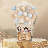 You're The Best - Personalized Mother's Day Grandma Custom Shaped Acrylic Plaque