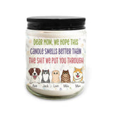 Cat Mom Cat Dad Funny Gift - Personalized Mother's Day Dog Candle