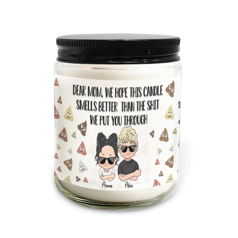 Dear Mom Dear Dad Funny Gift - Gift for mom, grandma, grandpa, dad - Personalized
