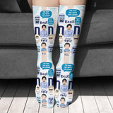 This Dad Belongs To - Personalized Father Socks