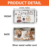 This Dad Belongs - Personalized Father's Day Father Wallet Insert Card