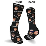 Losing My Mind - Personalized Father Socks