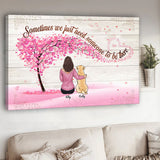 Need Someone To Be There - Personalized Dog Canvas And Poster