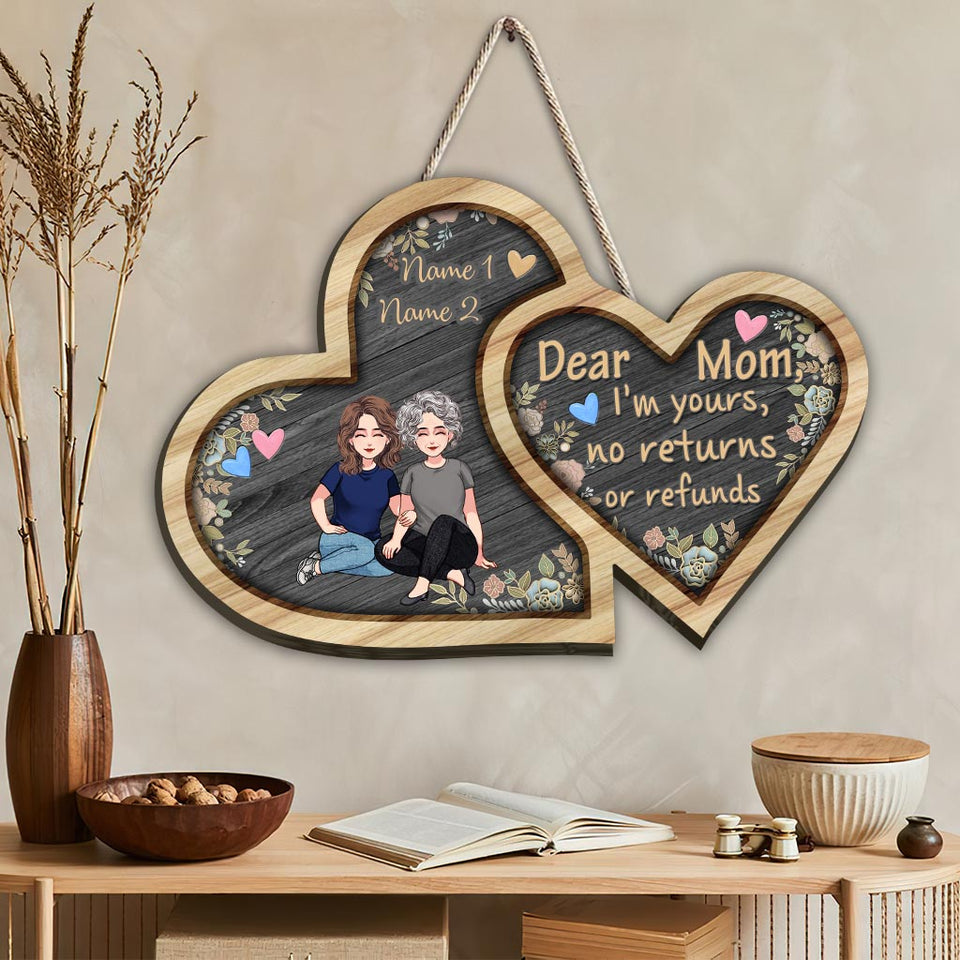 I'm Yours - Personalized Mother's Day Mother Wood Sign