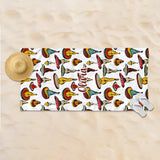 Magic Dance - Personalized Mushroom Beach Towel