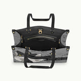 Touch This And I Will Bite You - Personalized Travelling Leather Handbag