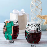 Tears Of My Patients - Personalized Nurse All Over Wine Glass