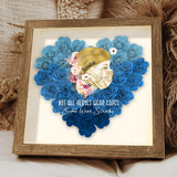 Not All Heroes Wear Capes - Personalized Nurse Flower Shadow Box