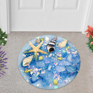 Beach Soul - Sea Lover Shaped Doormat With 3D Pattern Print