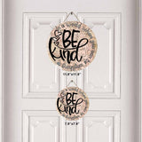 In A World - Teacher Round Wood Sign