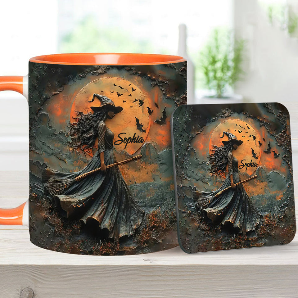 Beautiful Witch - Personalized Witch Accent Mug
