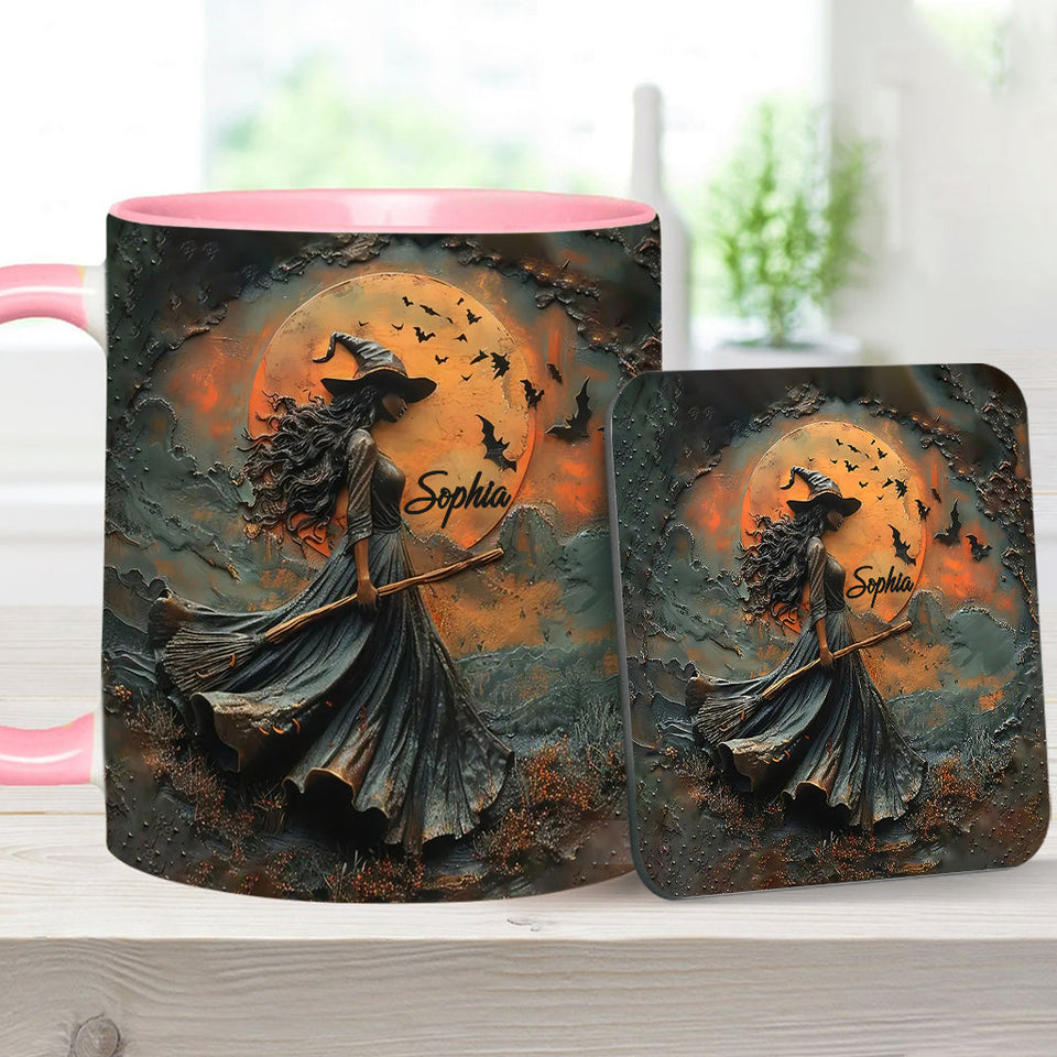 Beautiful Witch - Personalized Witch Accent Mug