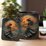 Beautiful Witch - Personalized Witch Accent Mug
