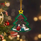 Tis The Season For Loving You - Personalized Christmas Couple Layers Mix Ornament