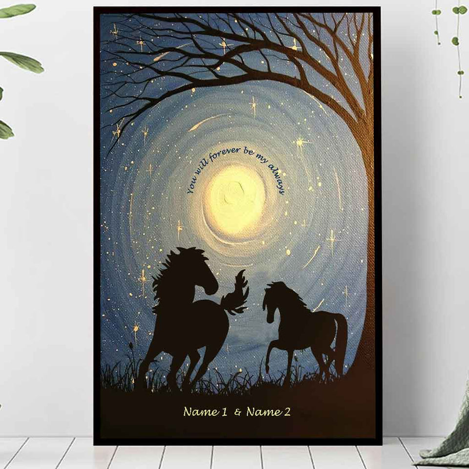 You Will Forever Be My Always - Personalized Couple Poster