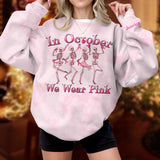 In October We Wear Pink - Personalized Breast Cancer Awareness All Over Shirt