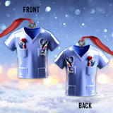 Christmas Nurse - Personalized Nurse Ornament