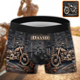 Strong Engine - Personalized Biker Men’s Boxer Briefs
